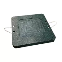 Stabilizační podložka pod patky strojů, manipulační, stavební techniky - délka 60 cm, šířka 60 cm, výška 6 cm Stabilizační podložka pod patky strojů, manipulační, stavební techniky - délka 60 cm, šířka 60 cm, výška 6 cm