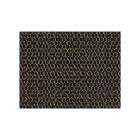 Zlatá čisticí venkovní vstupní rohož FLOMA Blitz - délka 45 cm, šířka 75 cm, výška 1 cm