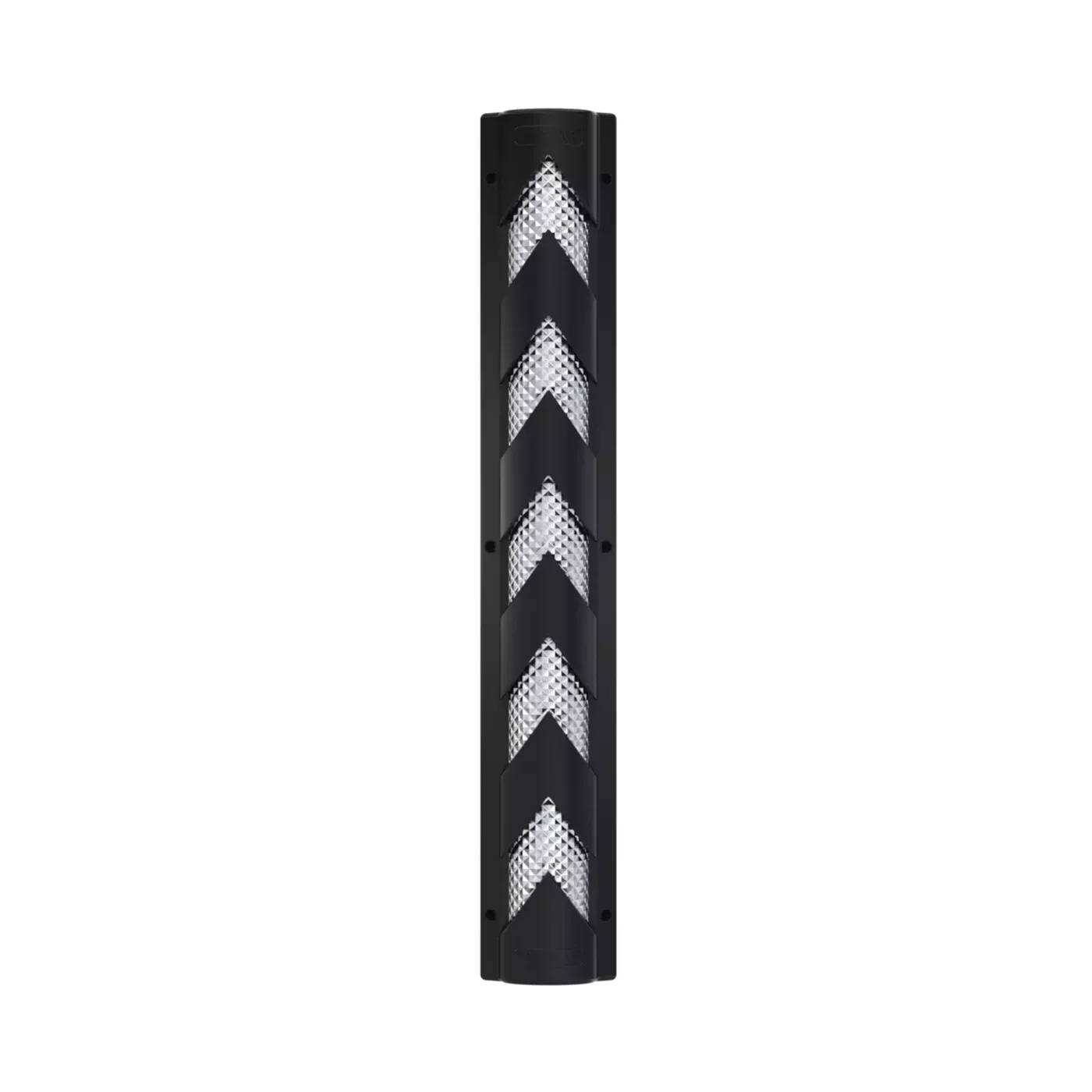 Černá plastová (PVC) ochrana rohů zdí a stěn FLOMA CP59 - délka 90 cm, šířka 14 cm, tloušťka 9 cm