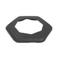 Černá (PVC) plastová zátěžová základna pro dopravní kužely FLOMA - 2,75 kg - 38 cm
