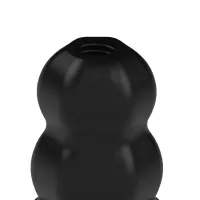 Černý plastový (PE) reflexní dopravní sloupek FLOMA BD41 - průměr 24 cm, výška 60 cm