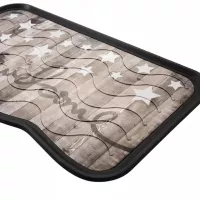 Plastový odkapávač na boty FLOMA STARS - délka 38 cm, šířka 75 cm, výška 2,1 cm