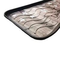 Plastový odkapávač na boty FLOMA STARS - délka 38 cm, šířka 75 cm, výška 2,1 cm