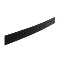 Černá gumová ochrana rohů zdí a stěn FLOMA - 300 x 15 cm