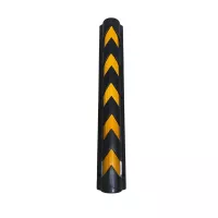 Černá plastová (PVC) ochrana rohů zdí, stěn FLOMA CP31 - délka 90 cm, šířka 14 x 14 cm, tloušťka 3 cm Černá plastová (PVC) ochrana rohů zdí, stěn FLOMA CP31 - délka 90 cm, šířka 14 x 14 cm, tloušťka 3 cm