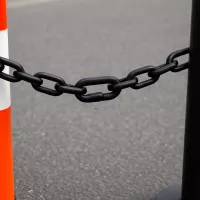 Černá (PPC) plastová spojka k řetězům FLOMA PC87