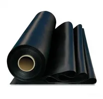Černá EPDM rohož (role) FLOMA - délka 10 m, šířka 100 cm, výška 0,8 cm