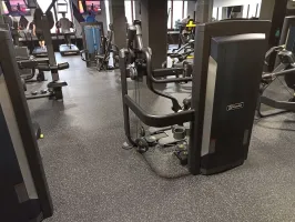 Černo-šedá gumová podlahová deska (puzzle - střed) FLOMA FitFlo SF1050 - délka 95,6 cm, šířka 95,6 cm, výška 1,6 cm