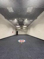 Černo-šedá gumová podlahová deska (puzzle - střed) FLOMA FitFlo SF1050 - délka 95,6 cm, šířka 95,6 cm, výška 1,6 cm