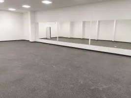 Černo-šedá gumová podlahová deska (puzzle - střed) FLOMA FitFlo SF1050 - délka 95,6 cm, šířka 95,6 cm, výška 1,6 cm