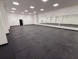 Černo-šedá gumová podlahová deska (puzzle - střed) FLOMA FitFlo SF1050 - délka 95,6 cm, šířka 95,6 cm, výška 1,6 cm