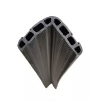 Černý gumový kabelový most FLOMA CP84 - délka 100 cm, šířka 10 cm, výška 5 cm