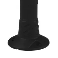 Černý plastový (PE) reflexní flexibilní sloupek FLOMA BD46 - průměr 8 cm, výška 45 cm