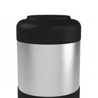 Černý plastový (PE) reflexní flexibilní sloupek FLOMA BD46 - průměr 8 cm, výška 45 cm