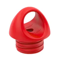 Červený plastový (PPC) držák pro kužely a sloupky FLOMA TC76 - výška 5,5 cm