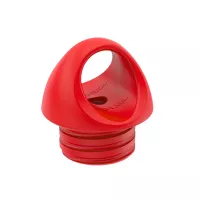 Červený plastový (PPC) držák pro kužely a sloupky FLOMA TC76 - výška 5,5 cm