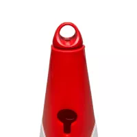 Červený plastový (PPC) držák pro kužely a sloupky FLOMA TC76 - výška 5,5 cm