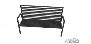 Kovová lavička Komfort Andělcz, s.r.o.