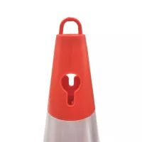 Oranžový plastový (PE) dopravní reflexní kužel FLOMA RC49 - 2 kg - průměr 38 cm, výška 75 cm