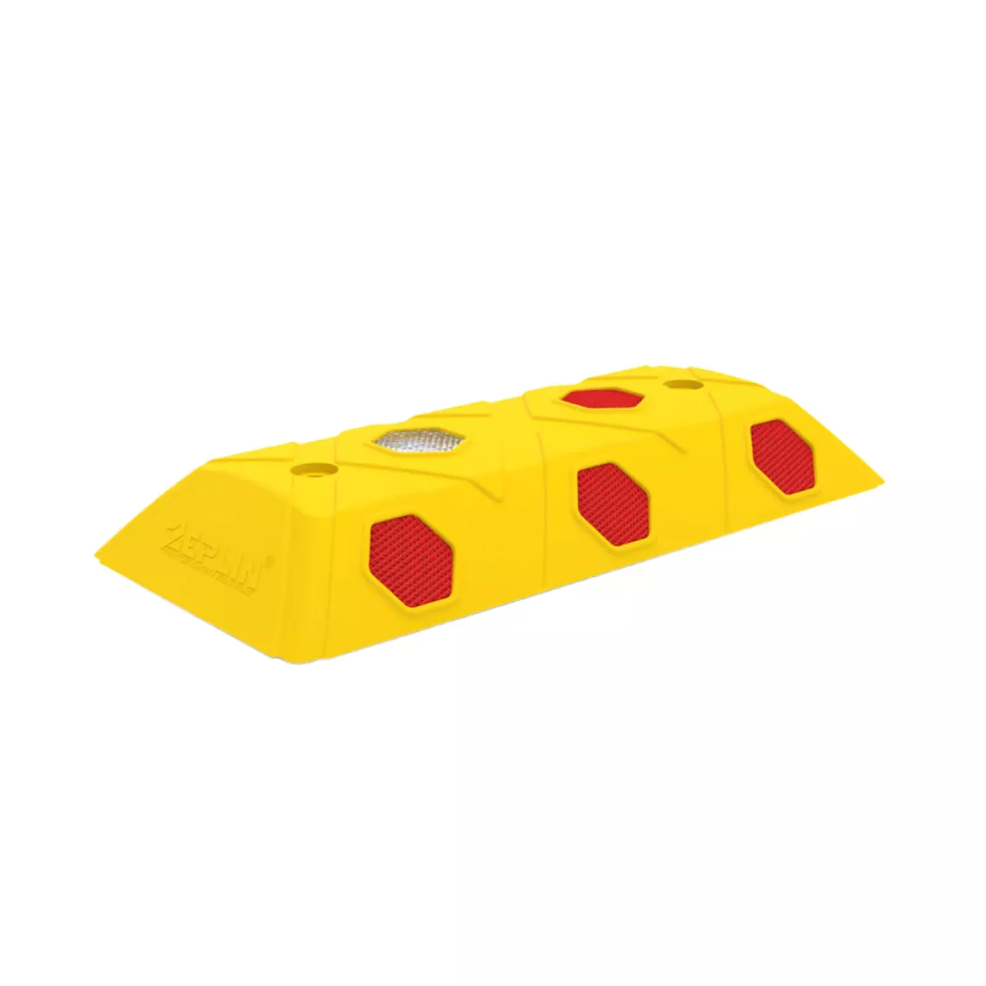 Žlutý plastový (PPC) dopravní knoflík FLOMA RB23 - výška 2,8 cm