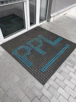 Gumová čisticí venkovní vstupní rohož na hrubé nečistoty FLOMA OctoMat - délka 60 cm, šířka 80 cm, výška 2,2 cm