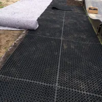 Gumová čisticí venkovní vstupní rohož na hrubé nečistoty FLOMA OctoMat - délka 60 cm, šířka 80 cm, výška 2,2 cm