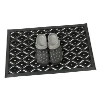 Gumová čisticí vstupní rohož FLOMA Eye Shaped - délka 55 cm, šířka 90 cm, výška 1 cm