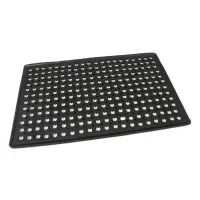 Gumová venkovní čisticí vstupní rohož FLOMA HoneyComb Ramp - délka 50 cm, šířka 80 cm, výška 1,6 cm Gumová venkovní čisticí vstupní rohož FLOMA HoneyComb Ramp - délka 50 cm, šířka 80 cm, výška 1,6 cm