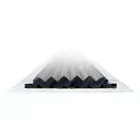 Černá hliníková schodová lišta s protiskluzovým páskem FLOMA Antislip - délka 400 cm, šířka 5,3 cm, výška 0,6 cm