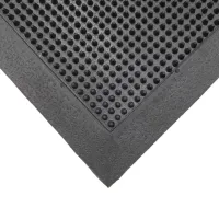 Gumová čisticí venkovní vstupní rohož FLOMA Rubber Fingers - délka 100 cm, šířka 150 cm, výška 0,8 cm