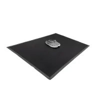 Gumová čisticí venkovní vstupní rohož FLOMA Rubber Fingers - délka 100 cm, šířka 150 cm, výška 0,8 cm