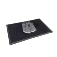 Gumová čisticí venkovní vstupní rohož FLOMA Rubber Fingers - délka 50 cm, šířka 75 cm, výška 0,8 cm