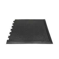 Gumová protiúnavová rohož (okraj) FLOMA Comfort Lock TE - délka 71 cm, šířka 79 cm, výška 1,3 cm