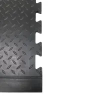 Gumová protiúnavová rohož (střed) FLOMA Comfort Lock TE - délka 71 cm, šířka 79 cm, výška 1,3 cm