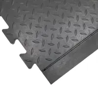 Gumová protiúnavová rohož (střed) FLOMA Comfort Lock TE - délka 71 cm, šířka 79 cm, výška 1,3 cm