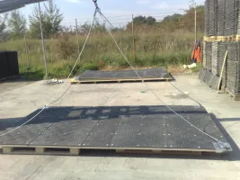 Plastová terénní pontonová deska FLOMA RePVC T600A - délka 300 cm, šířka 200 cm, výška 3,2 cm