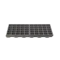 Šedá plastová zátěžová zatravňovací dlažba FLOMA HydroG PRO - délka 100 cm, šířka 50 cm, výška 6,5 cm
