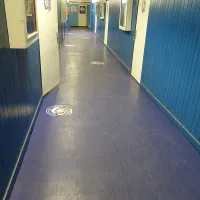 Černý plastový (PVC) nájezd Fortelock Industry (penízky) - délka 51 cm, šířka 14 cm, výška 0,7 cm