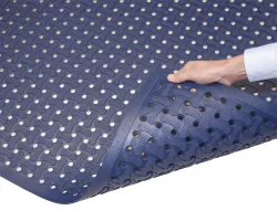 Modrá protiskluzová rohož do kuchyně FLOMA - délka 152 cm, šířka 91 cm, výška 1,6 cm Modrá protiskluzová rohož do kuchyně FLOMA - délka 152 cm, šířka 91 cm, výška 1,6 cm