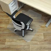 Ochranná podložka pod židli a na tvrdé podlahy FLOMA OCMat Profi - délka 120 cm, šířka 100 cm, výška 0,15 cm