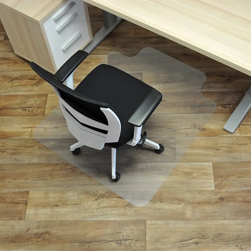 Ochranná podložka pod židli a na tvrdé podlahy FLOMA OCMat Profi - délka 120 cm, šířka 100 cm, výška 0,15 cm