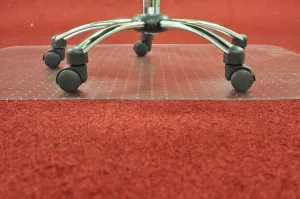 Ochranná podložka pod židli a na koberec FLOMA OCMat Profi - délka 120 cm, šířka 90 cm, výška 0,2 cm