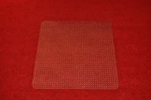 Ochranná podložka pod židli a na koberec FLOMA OCMat Profi - délka 134 cm, šířka 120 cm, výška 0,2 cm