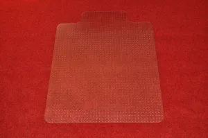 Ochranná podložka pod židli a na koberec FLOMA OCMat Profi - délka 134 cm, šířka 120 cm, výška 0,2 cm