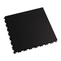 Černá plastová (PVC) zátěžová dlažba Fortelock Invisible ECO (hadí kůže) - délka 45,3 cm, šířka 45,3 cm, výška 0,67 cm