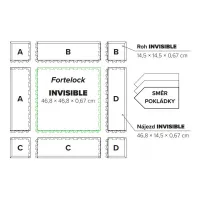 Šedá plastová (PVC) zátěžová dlažba Fortelock Invisible (hadí kůže) - délka 45,3 cm, šířka 45,3 cm, výška 0,67 cm