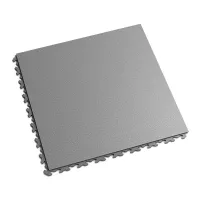 Šedý plastový (PVC) rohový nájezd "typ B" Fortelock Invisible (hadí kůže) - délka 14,5 cm, šířka 14,5 cm, výška 0,67 cm