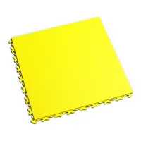 Žlutý plastový (PVC) rohový nájezd "typ A" Fortelock Invisible (hadí kůže) - délka 14,5 cm, šířka 14,5 cm, výška 0,67 cm Žlutý plastový (PVC) rohový nájezd "typ A" Fortelock Invisible (hadí kůže) - délka 14,5 cm, šířka 14,5 cm, výška 0,67 cm