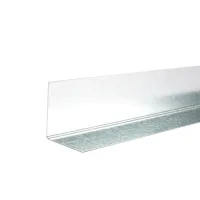 Bílo-černá fotoluminiscenční ochrana rohů zdí, stěn (L-profil) - délka 150 cm, šířka 5 x 5 cm, tloušťka 0,55 cm