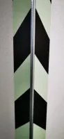 Bílo-černá fotoluminiscenční ochrana rohů zdí, stěn (L-profil) - délka 150 cm, šířka 5 x 5 cm, tloušťka 0,55 cm
